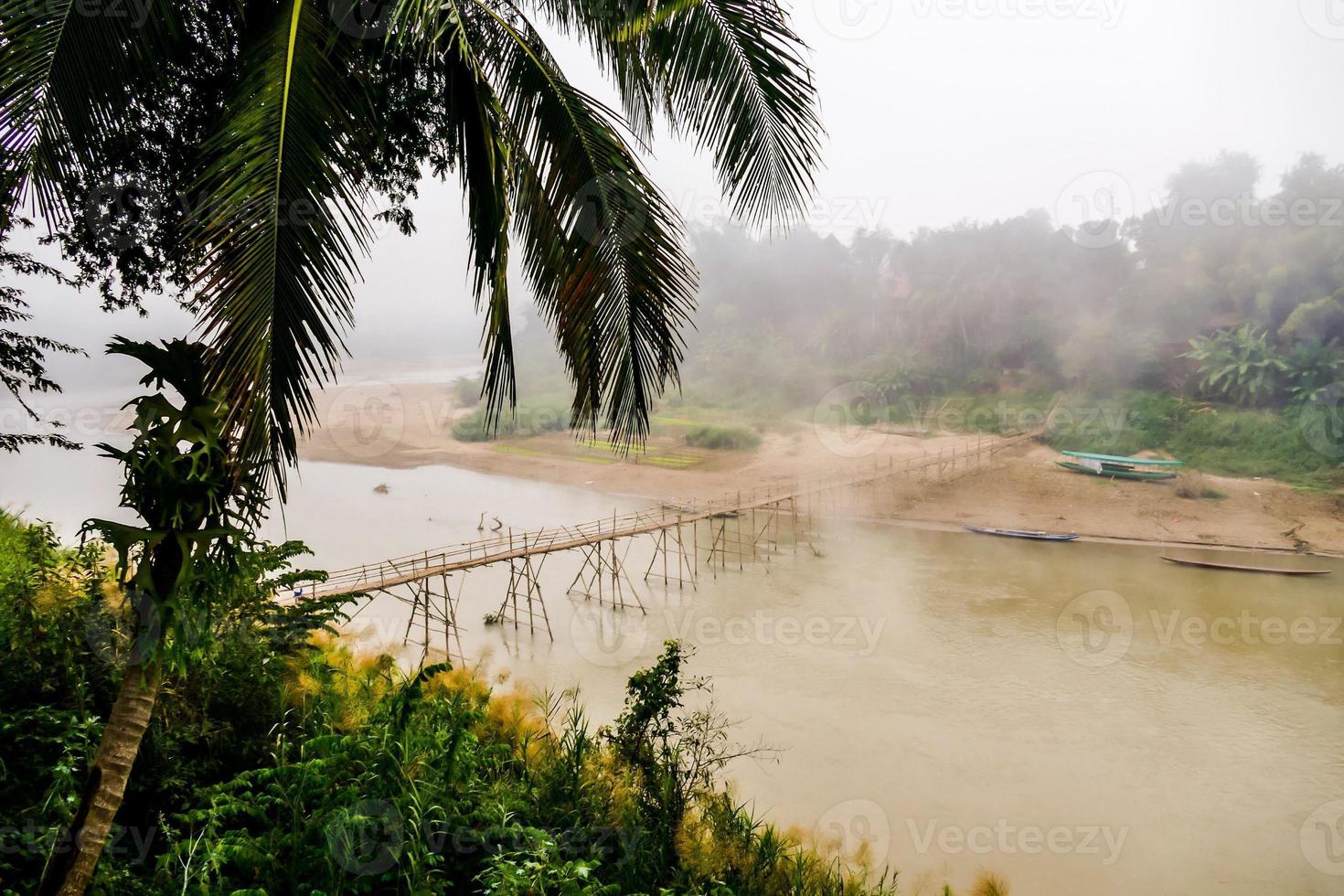 paisagem rural no leste da ásia foto