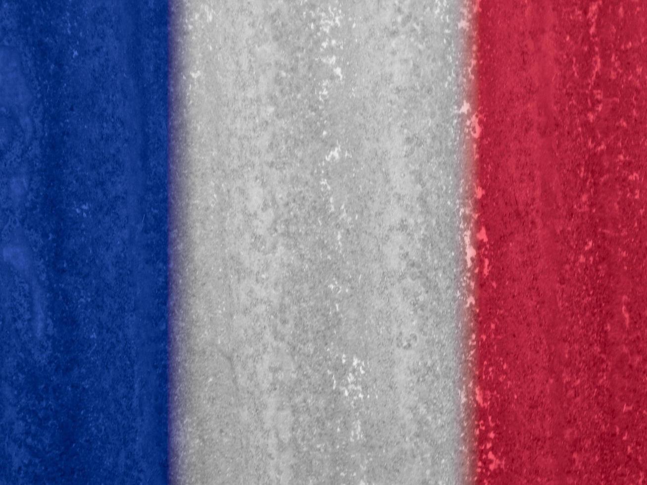 a textura da bandeira francesa como pano de fundo foto