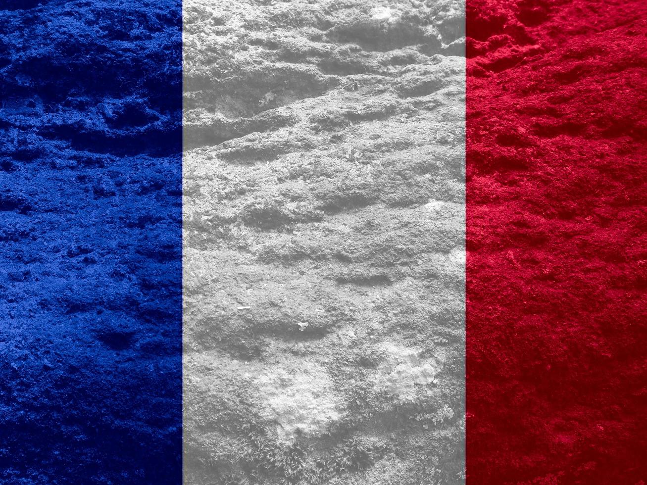 a textura da bandeira francesa como pano de fundo foto