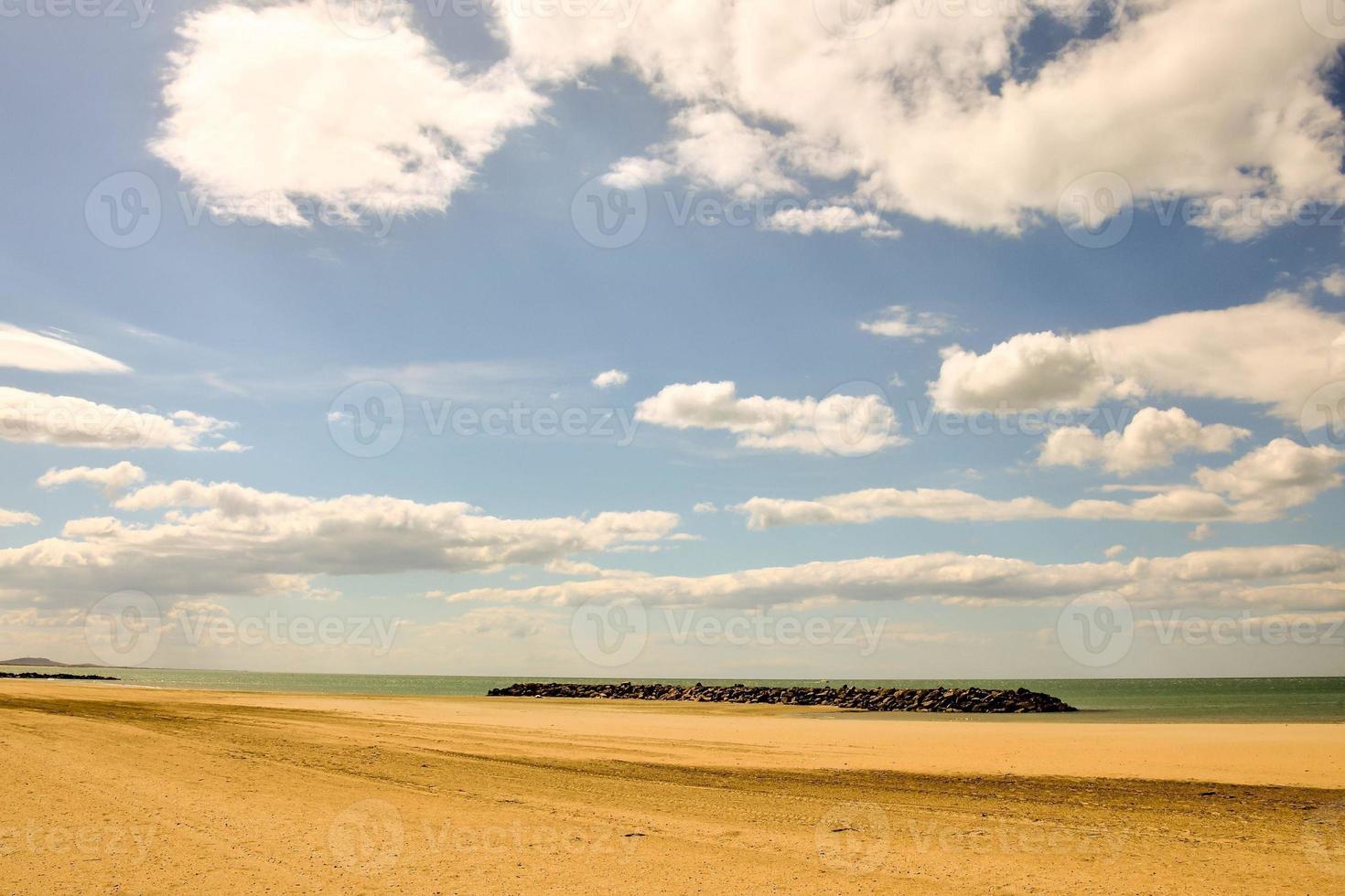 bela vista da praia foto