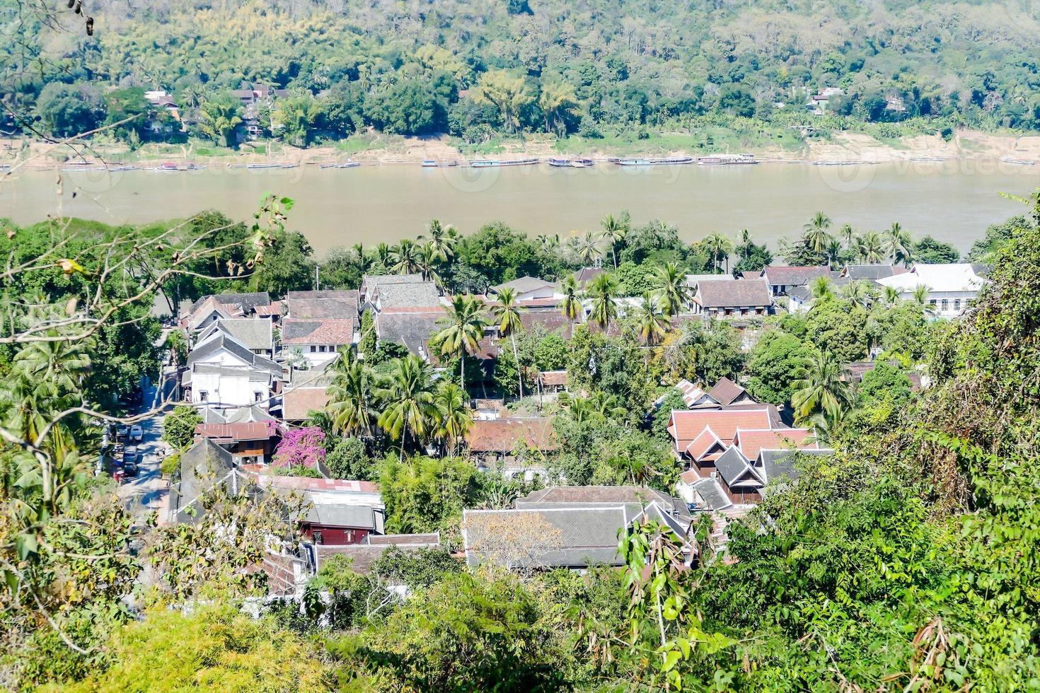 paisagem rural no leste da ásia foto