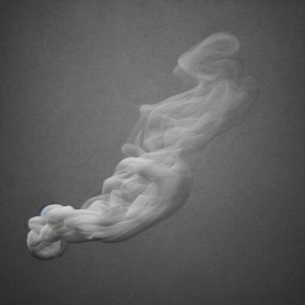 fumaça. névoa de fumaça realista. elemento de design. foto