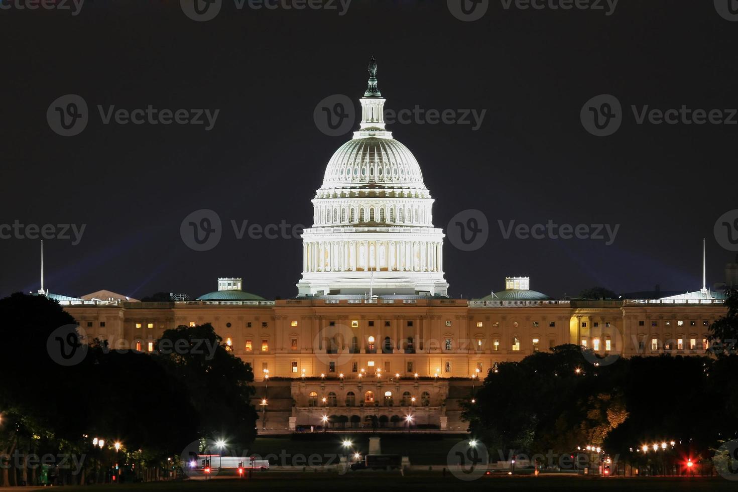 Capitólio de Washington à noite foto