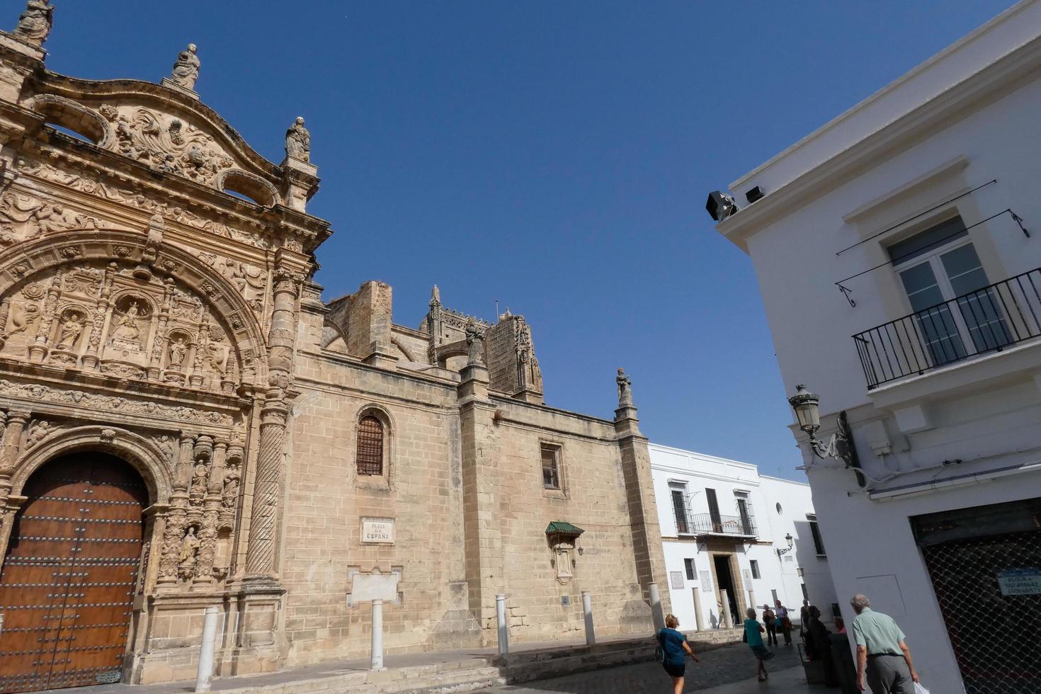 igreja na aldeia de puerto de santa maria, na província de cádiz, andaluzia, espanha. foto