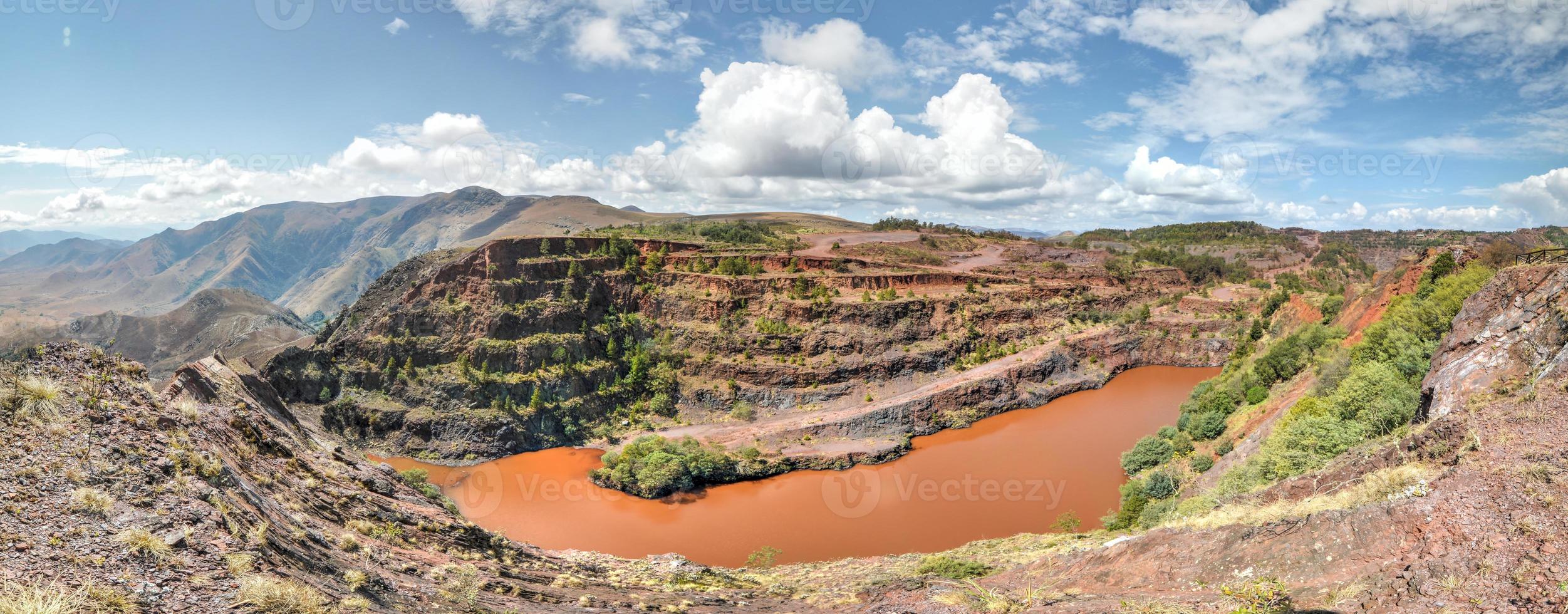 mina de minério de ferro ngwenya - suazilândia foto