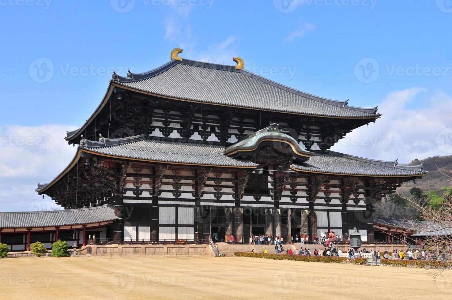 templo todai-ji em nara, japão. foto