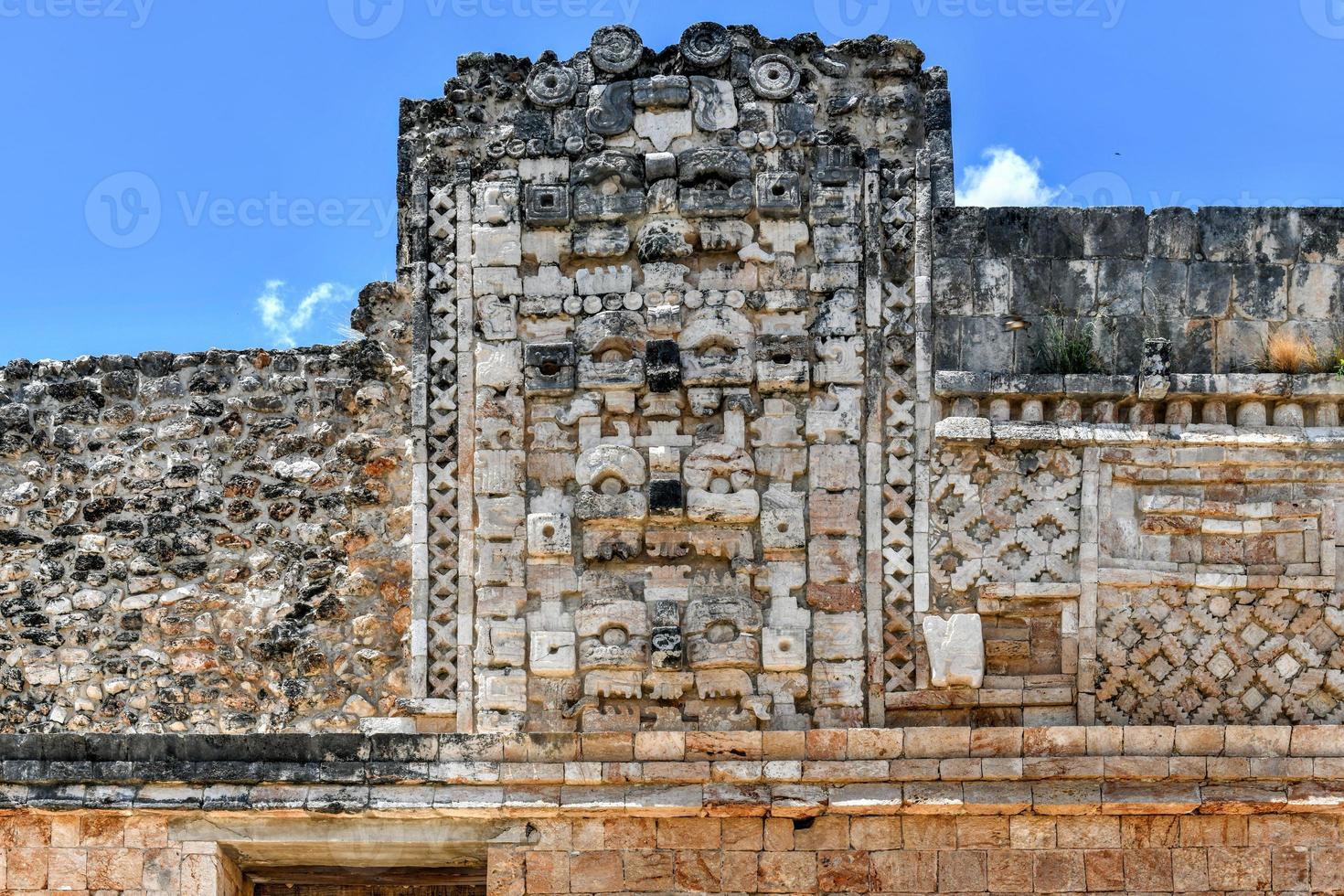 quadrilátero das freiras em yucatan em uxmal, méxico. foto
