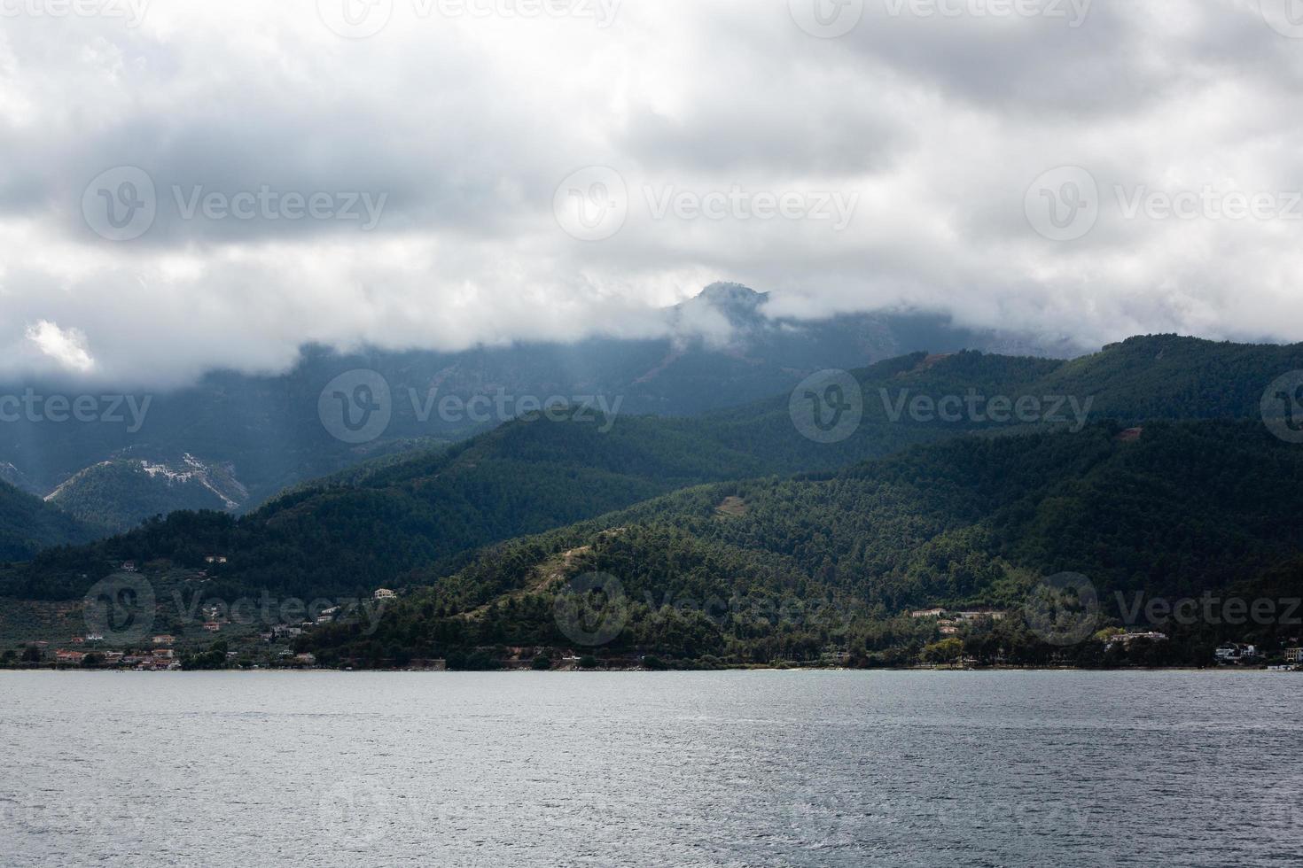 paisagens da ilha de thassos foto