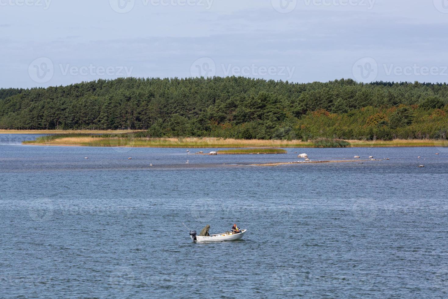 paisagens naturais da ilha de vormsi foto