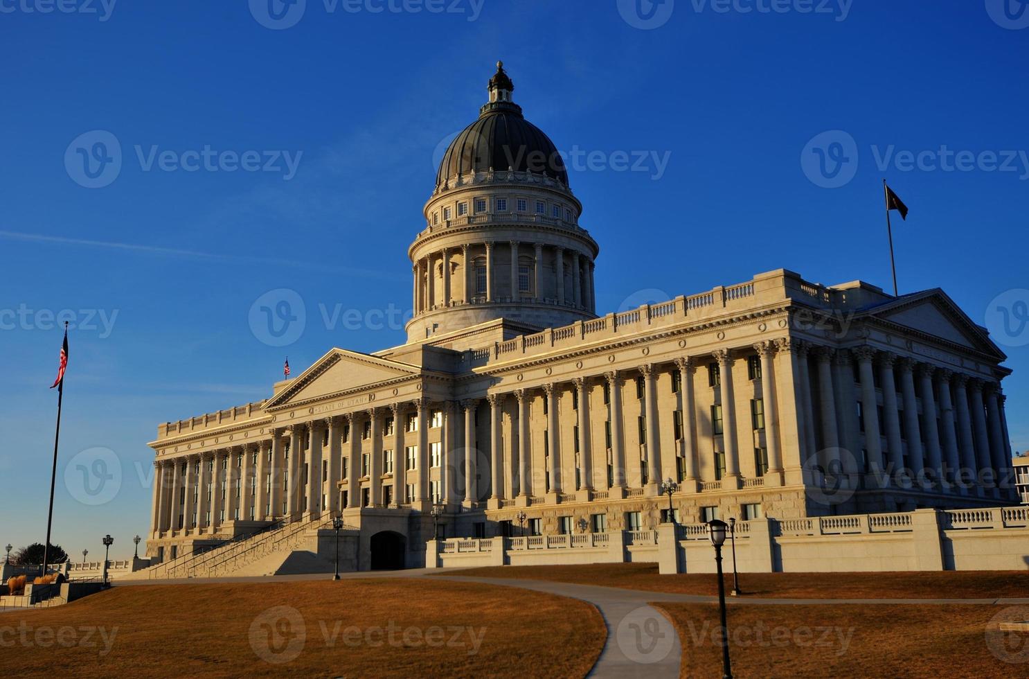 capitólio do estado de utah, salt lake cit foto