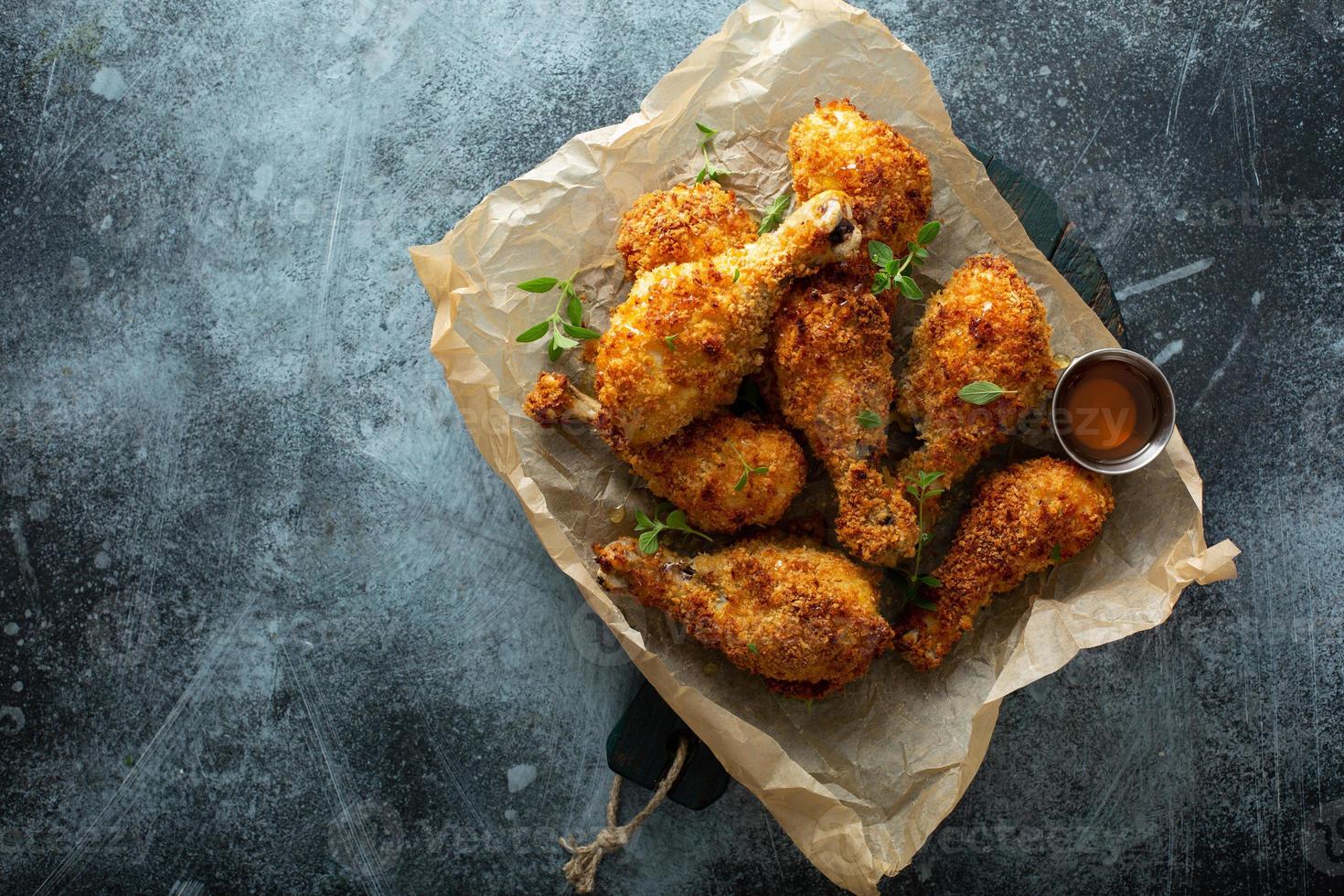 Coxinhas de Frango Panadas Panko foto