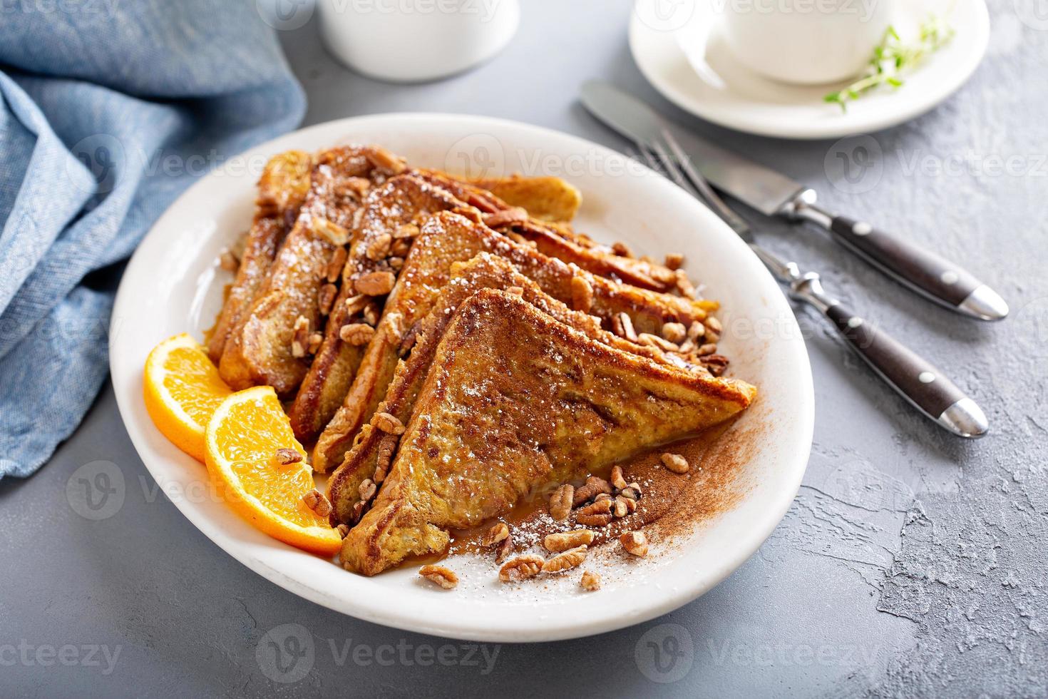 rabanadas de canela com nozes foto