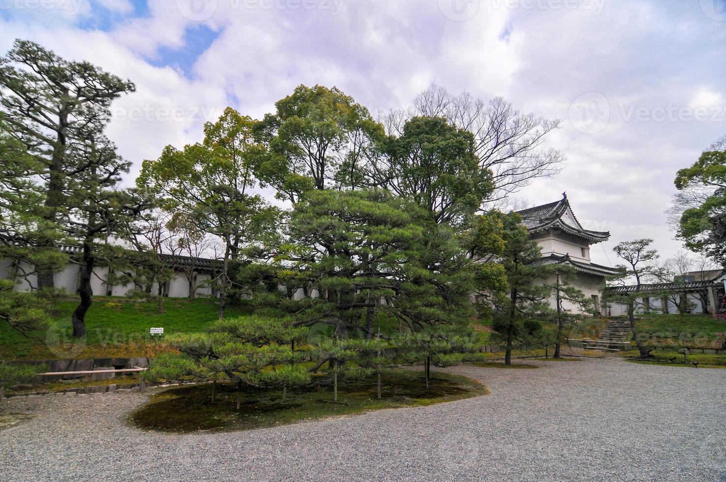 castelo nijo em kyoto, japão. é um dos dezessete monumentos históricos da antiga kyoto. foto