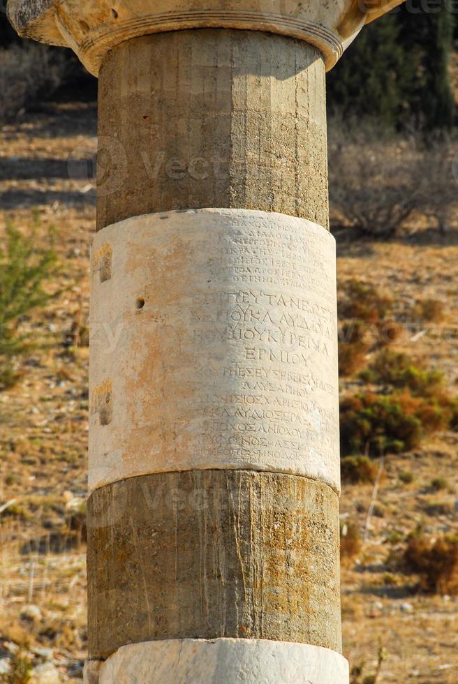 a antiga cidade de Éfeso, Turquia. ephesus é um patrimônio mundial da unesco. foto