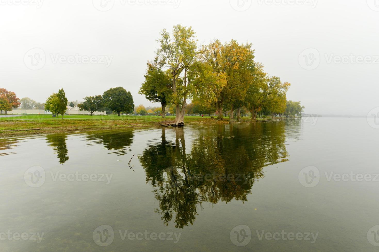 lago e parque onondaga foto