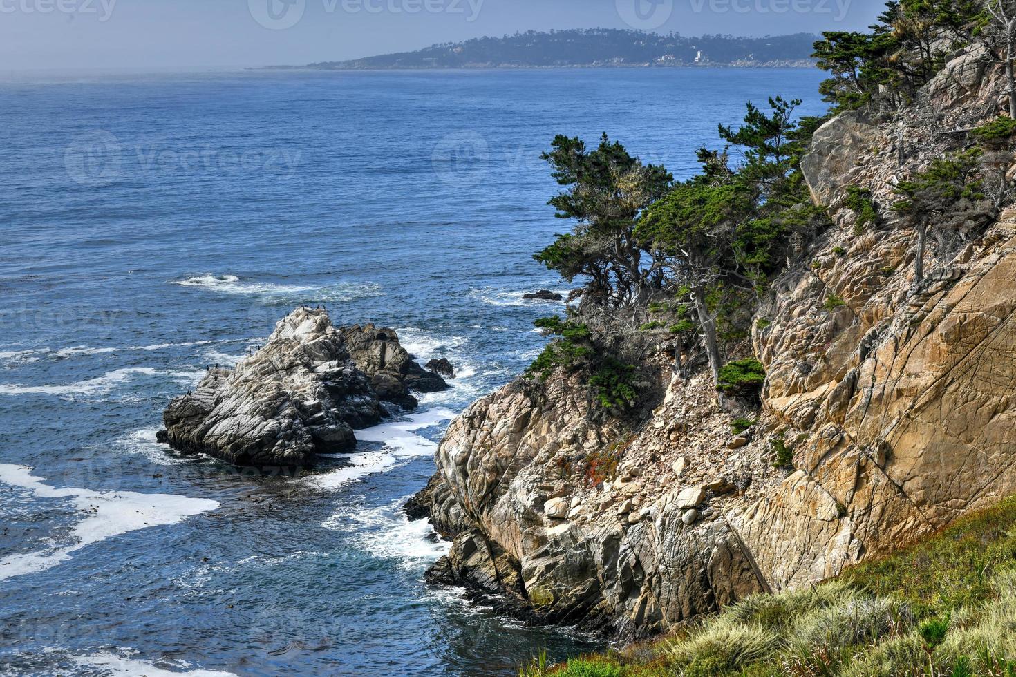 reserva natural do estado de point lobos ao sul de carmel-by-the-sea, califórnia, estados unidos, e no extremo norte da grande costa sul do oceano pacífico foto