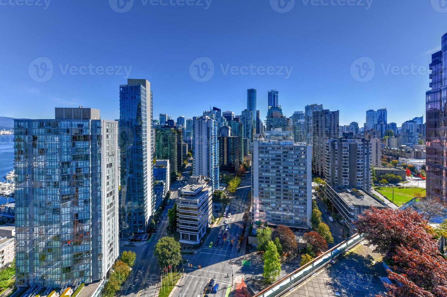 horizonte de vancouver, canadá foto