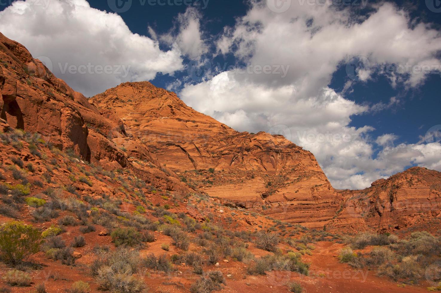 rochas vermelhas de utah foto