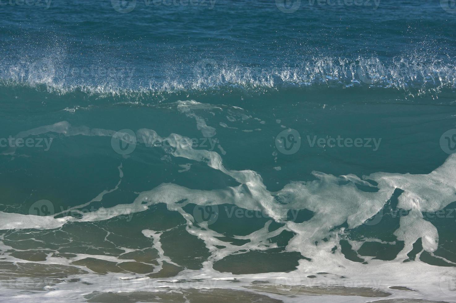 onda dramática de arrebentação foto