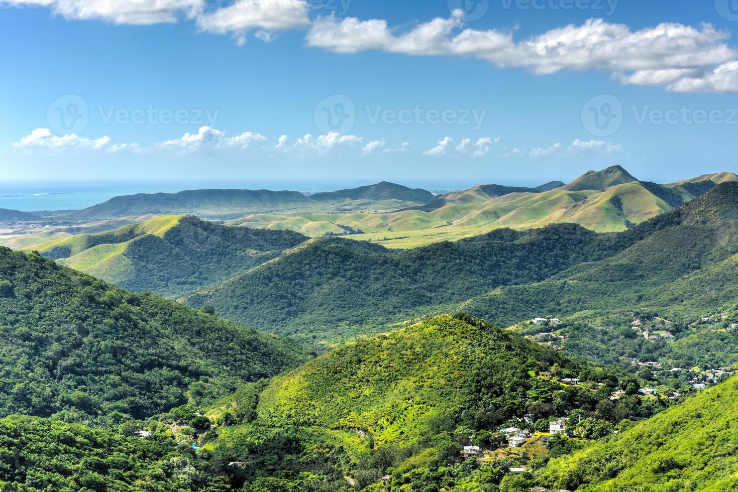 paisagem de salinas em porto rico. foto