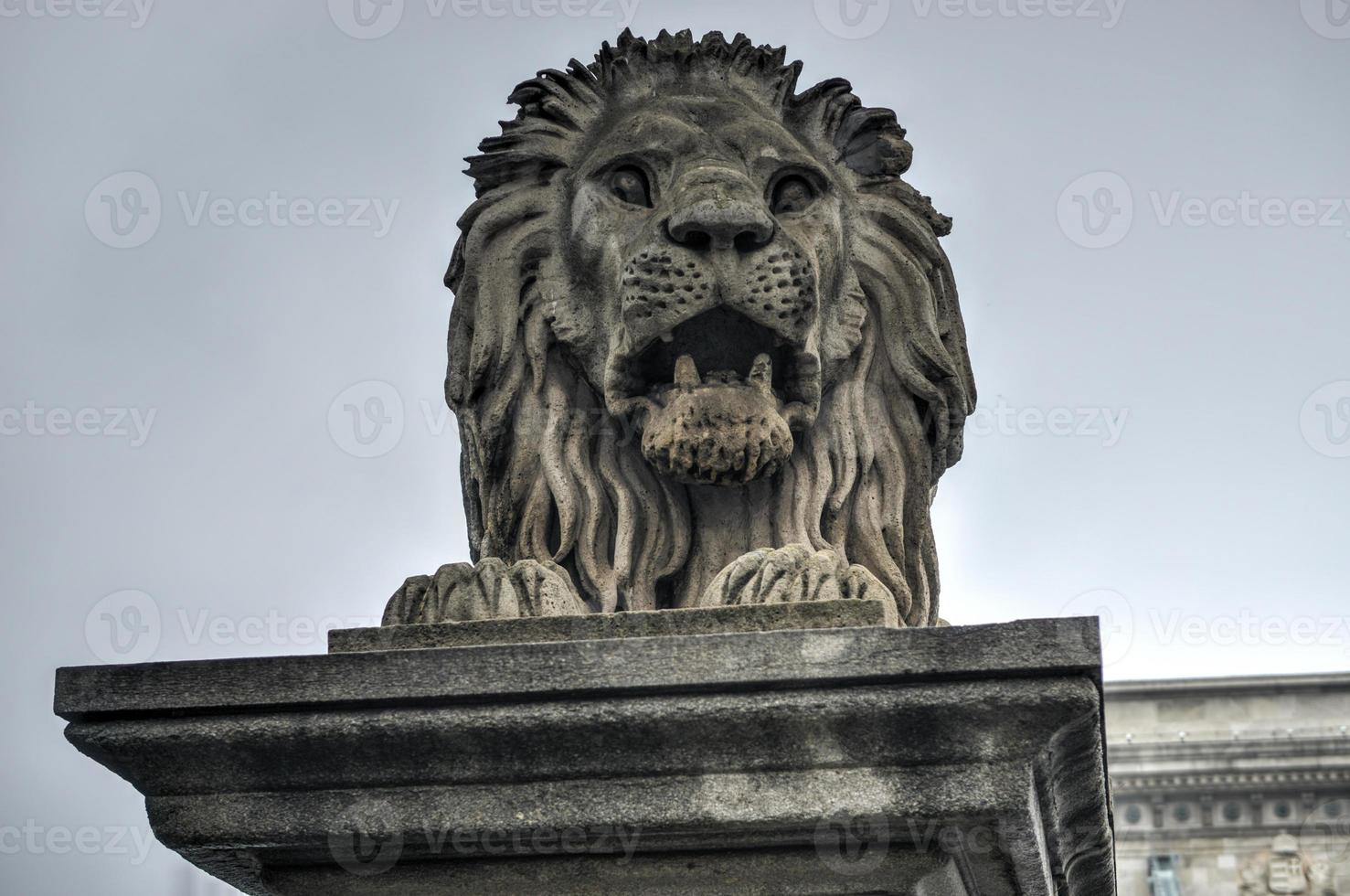 Ponte das Correntes de Szechenyi - Budapeste, Hungria foto