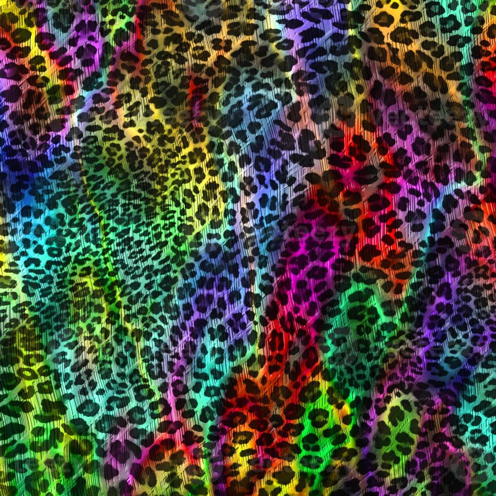 estilo abstrato de padrão de pele de leopardo, tecido têxtil e de moda, textura de estilo vintage, fundo de pele de animal, padrão de impressão têxtil projetado de leopardo, design de textura de leopardo abstrato foto