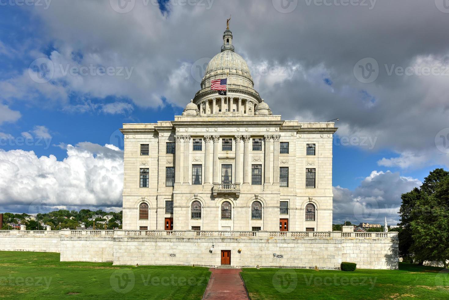 a casa do estado de rhode island, a capital do estado americano de rhode island. foto