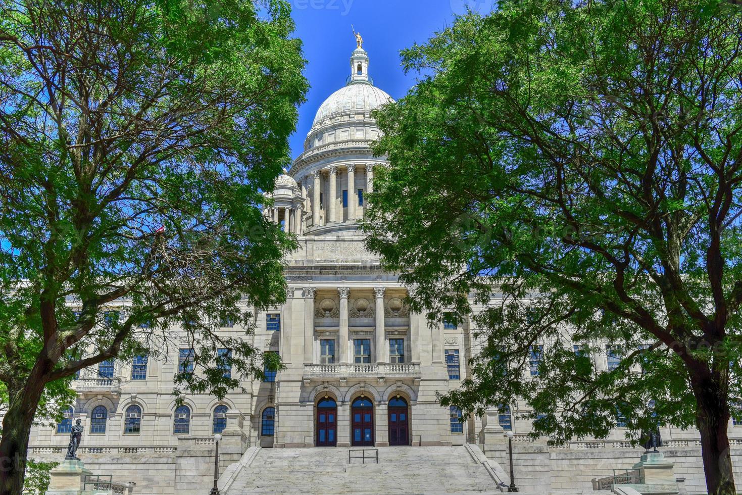 a casa do estado de rhode island, a capital do estado americano de rhode island. foto