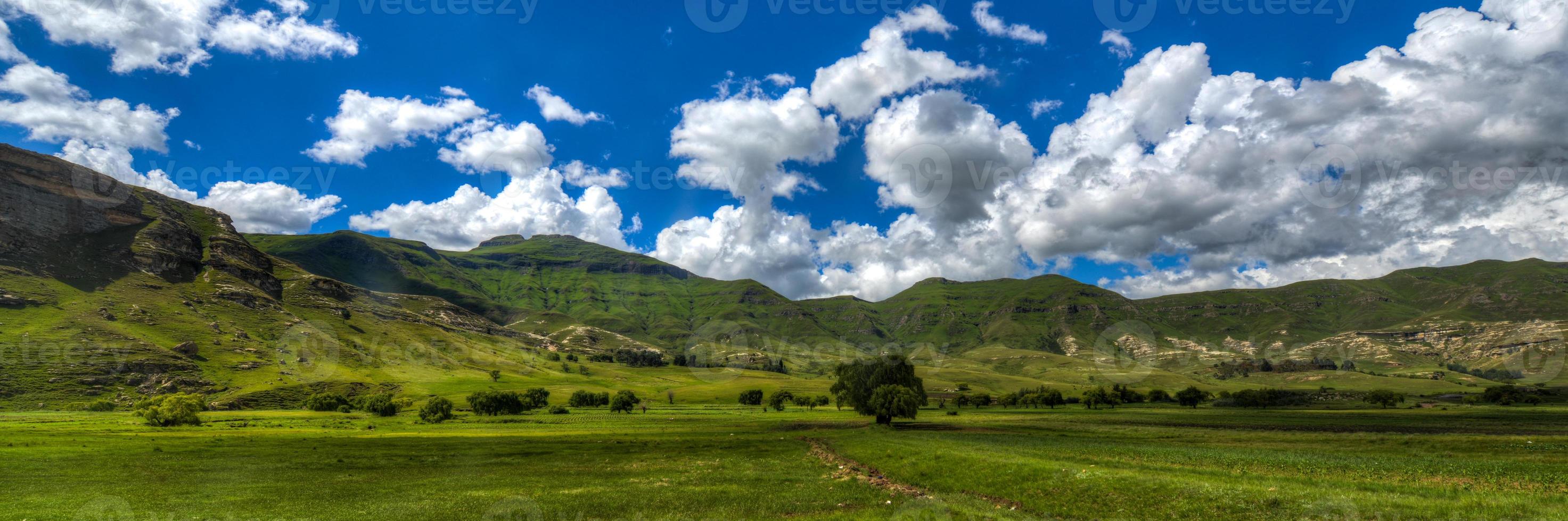 paisagem de lesoto no verão foto