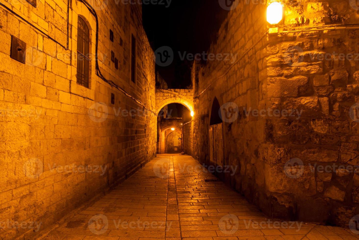 ruas do bairro judeu, jerusalém foto