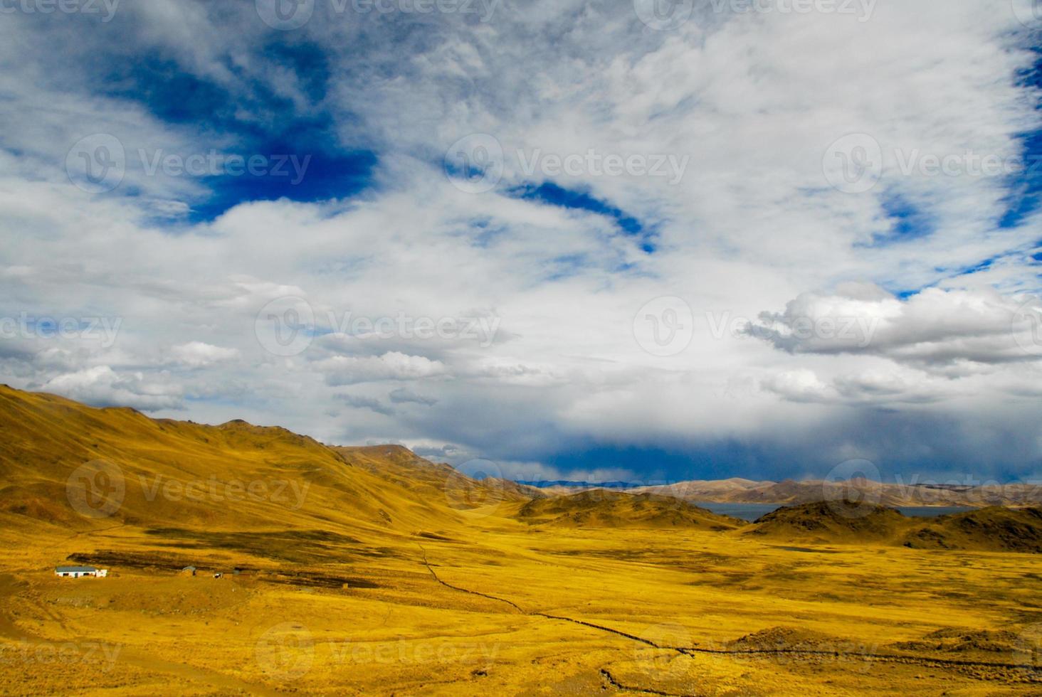 vale sagrado dos incas. Cusco para Puno, Peru. foto