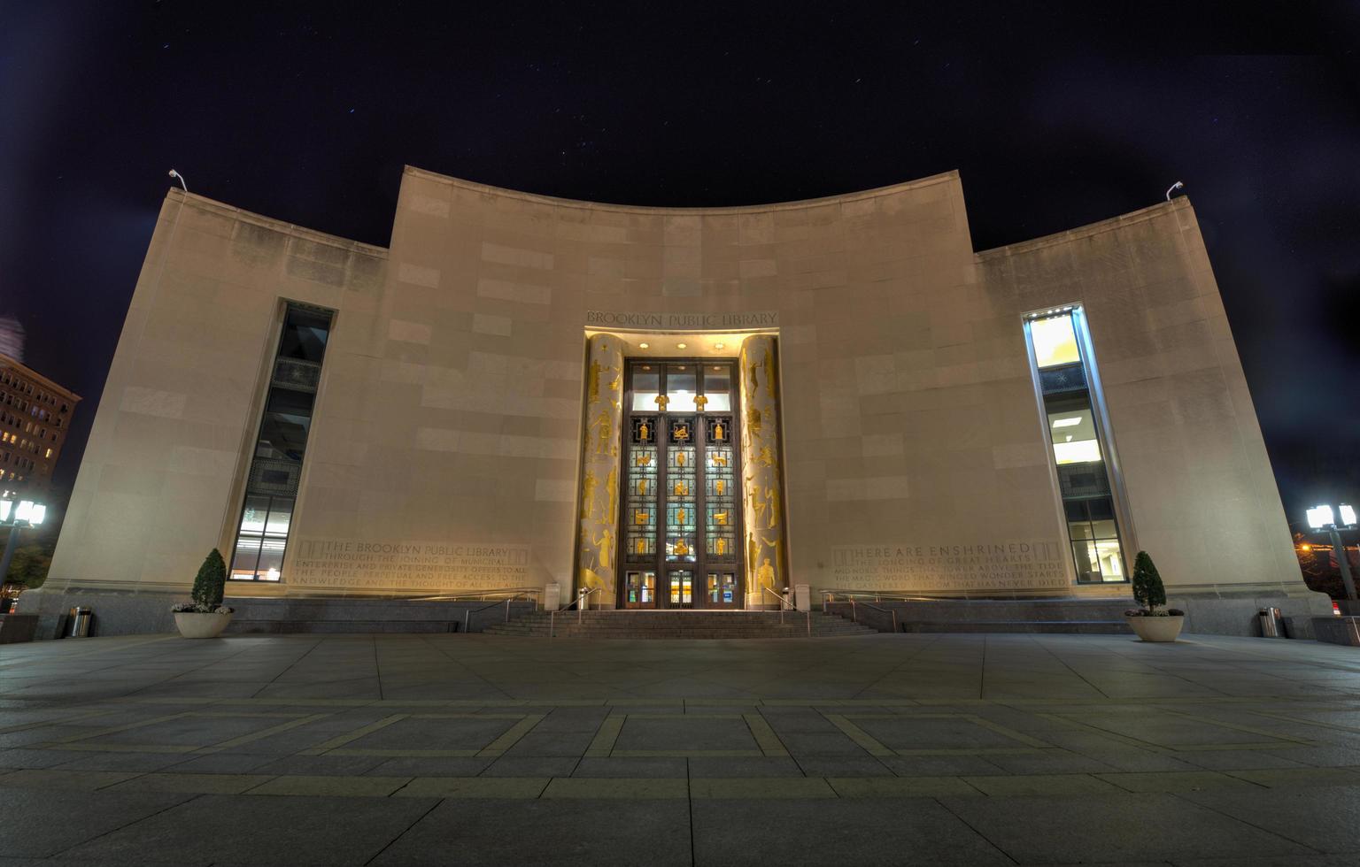 biblioteca pública de brooklyn, nova york, 2022 foto