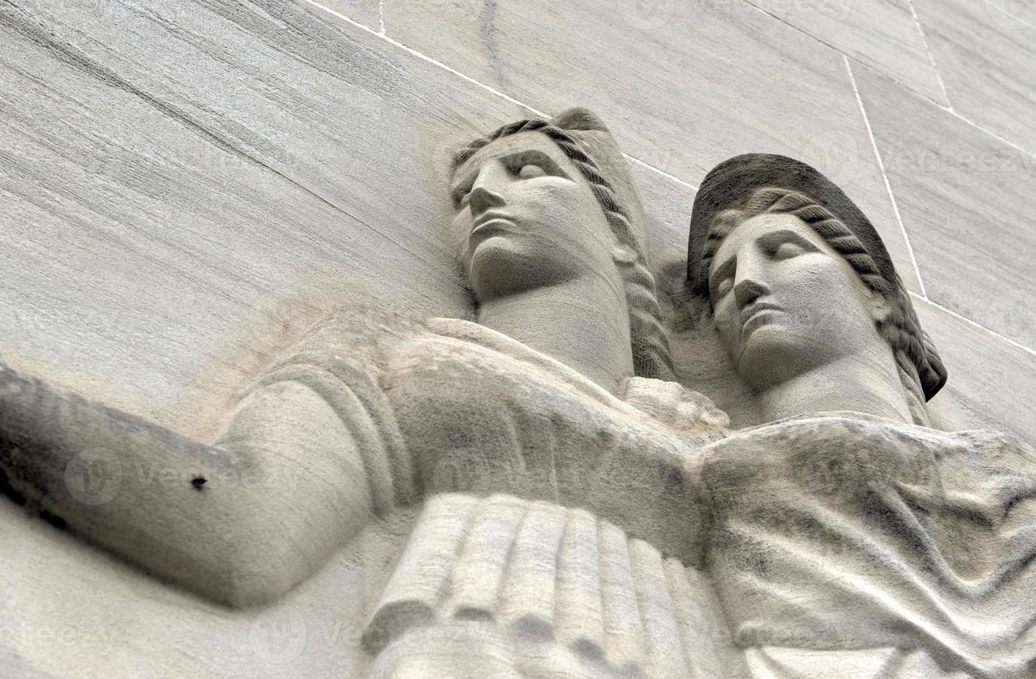 monumento memorial, gettysburg, pa foto