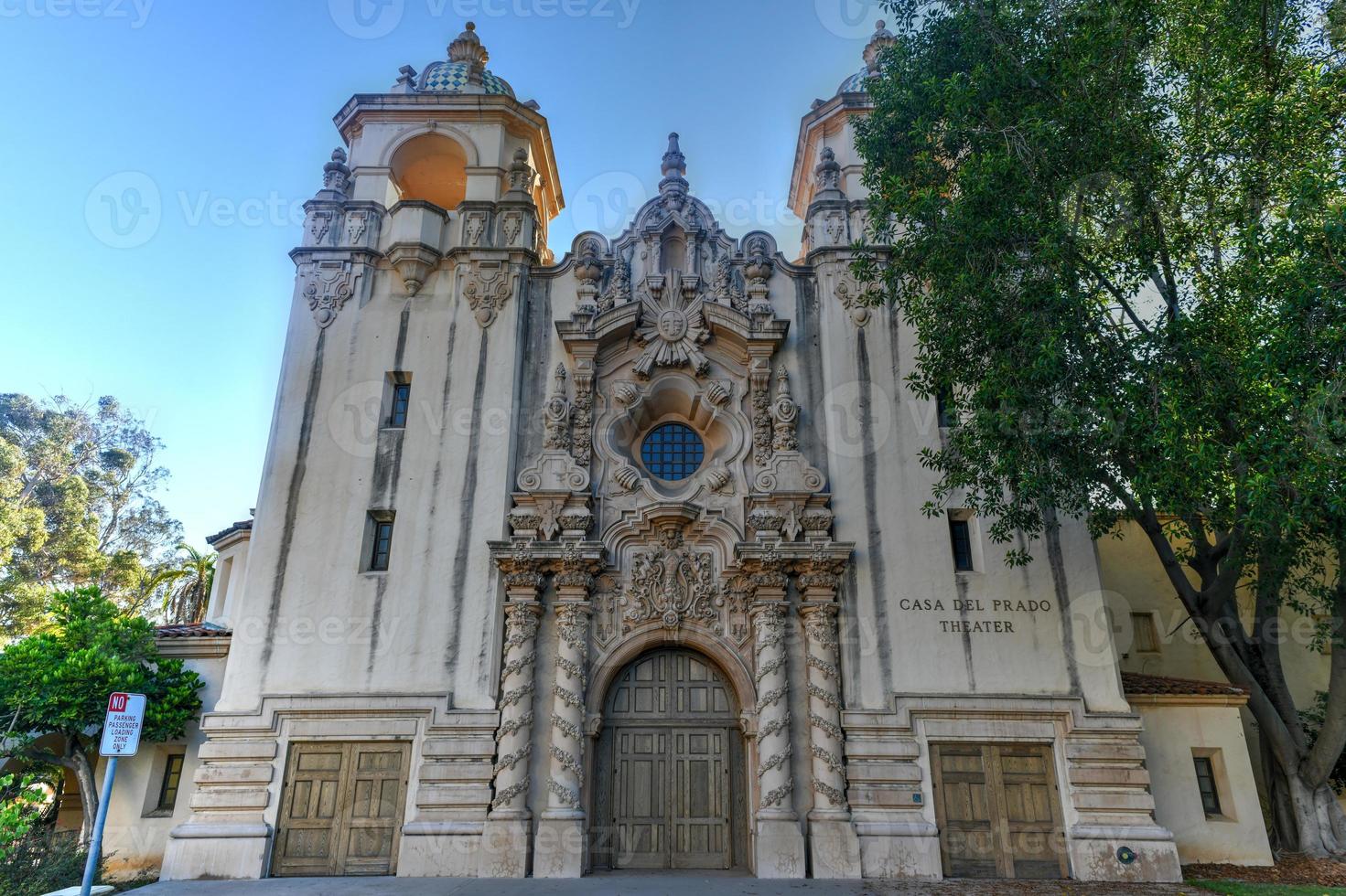 casa del prado em balboa park em san diego, califórnia, eua. foto