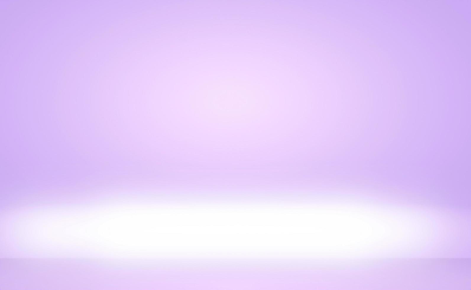 conceito de fundo de estúdio - fundo de quarto de estúdio roxo gradiente de luz vazio abstrato para produto. fundo de estúdio simples. foto