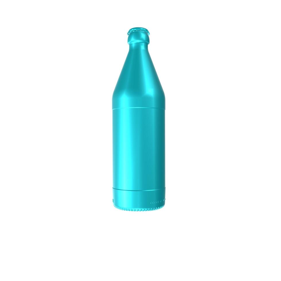 garrafa de água isolada foto