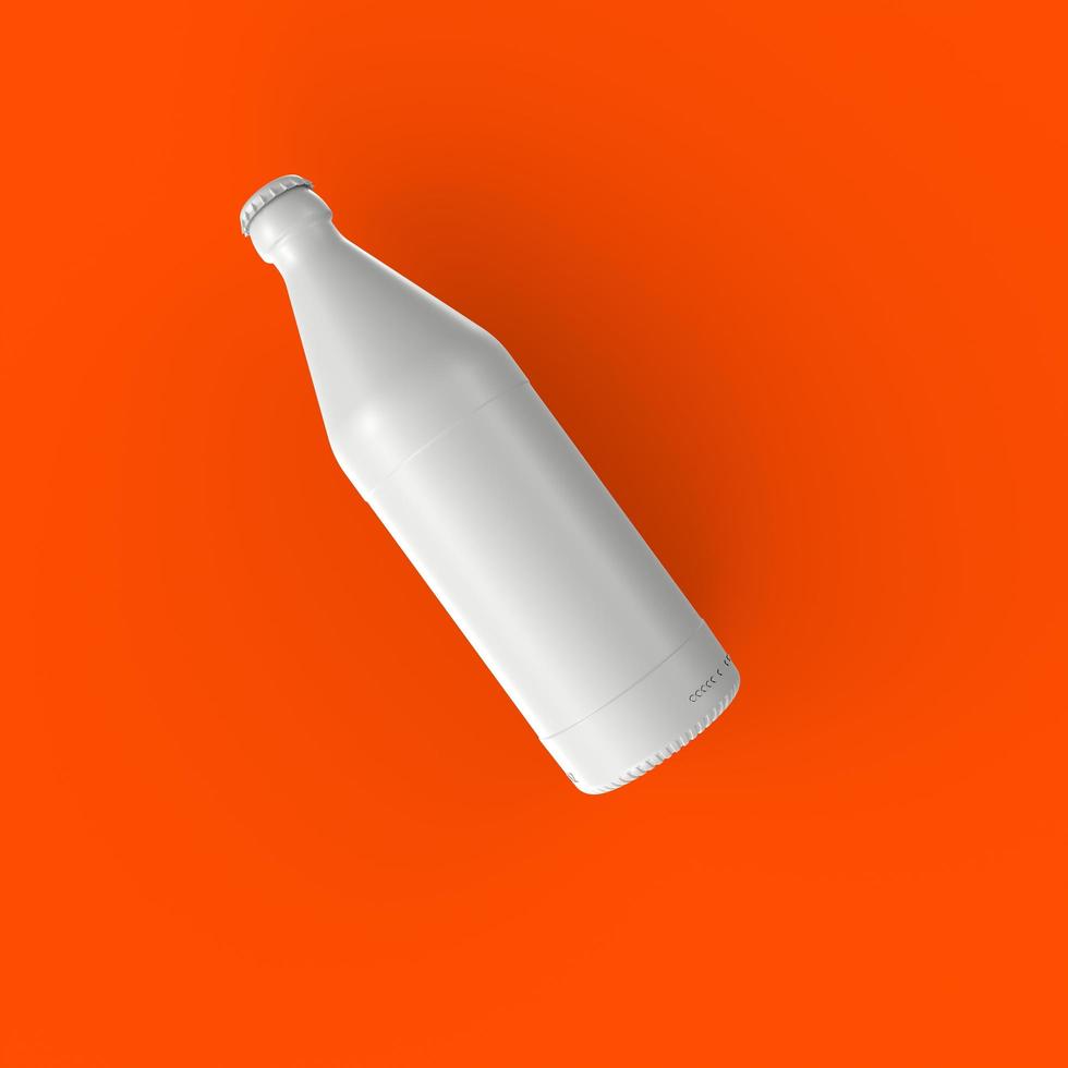 garrafa de água isolada foto