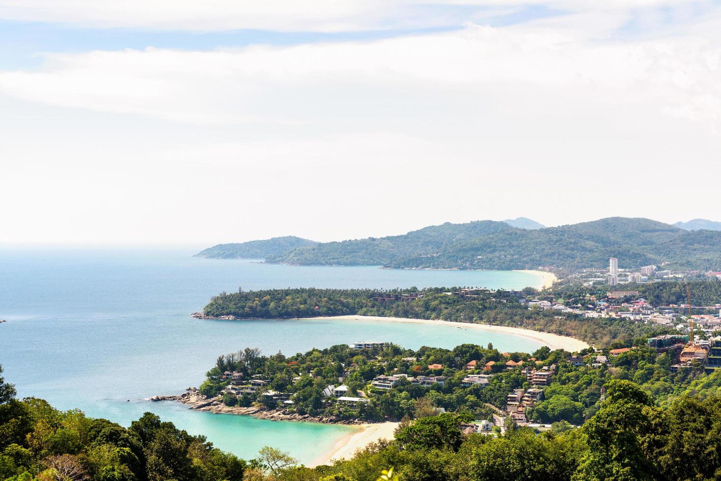 ponto de vista hat kata karon na ilha de phuket foto