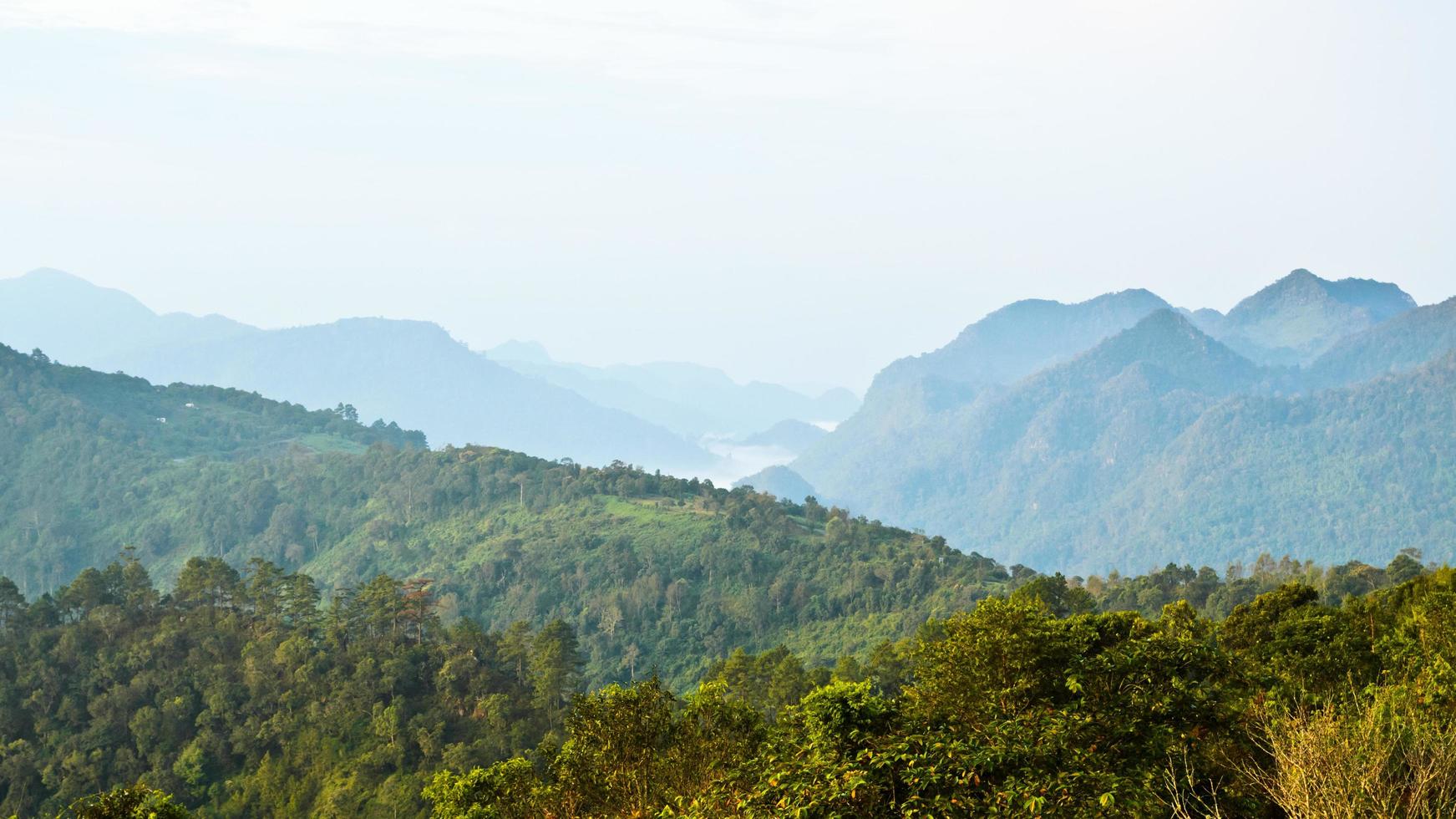 doi ang khang na província de chiang mai da tailândia foto