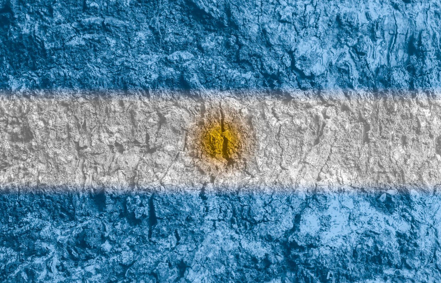 textura de bandeira argentina como plano de fundo foto