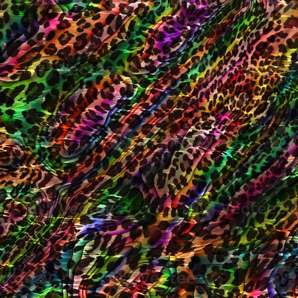 estilo abstrato de padrão de pele de leopardo, tecido têxtil e de moda, textura de estilo vintage, fundo de pele de animal, padrão de impressão têxtil projetado de leopardo, design de textura de leopardo abstrato foto