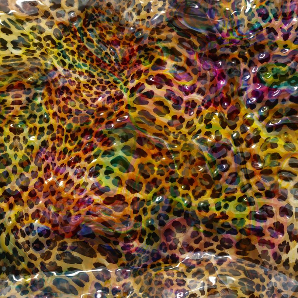 estilo abstrato de padrão de pele de leopardo, tecido têxtil e de moda, textura de estilo vintage, fundo de pele de animal, padrão de impressão têxtil projetado de leopardo, design de textura de leopardo abstrato foto