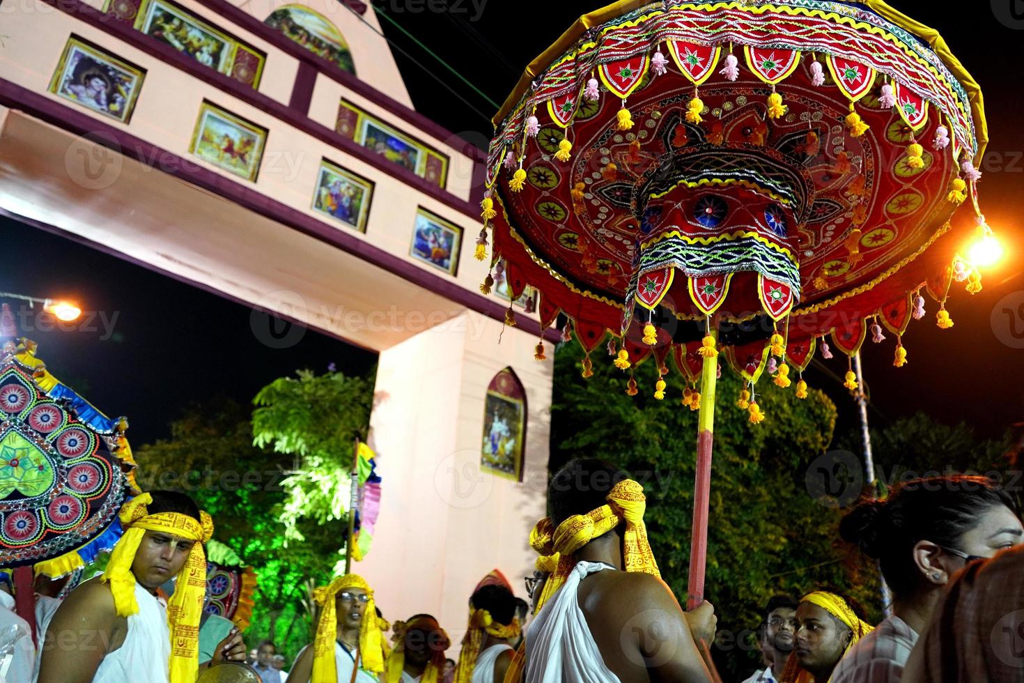 01 de julho de 2022, celebração de Rath Yatra em Kolkata Maidan foto