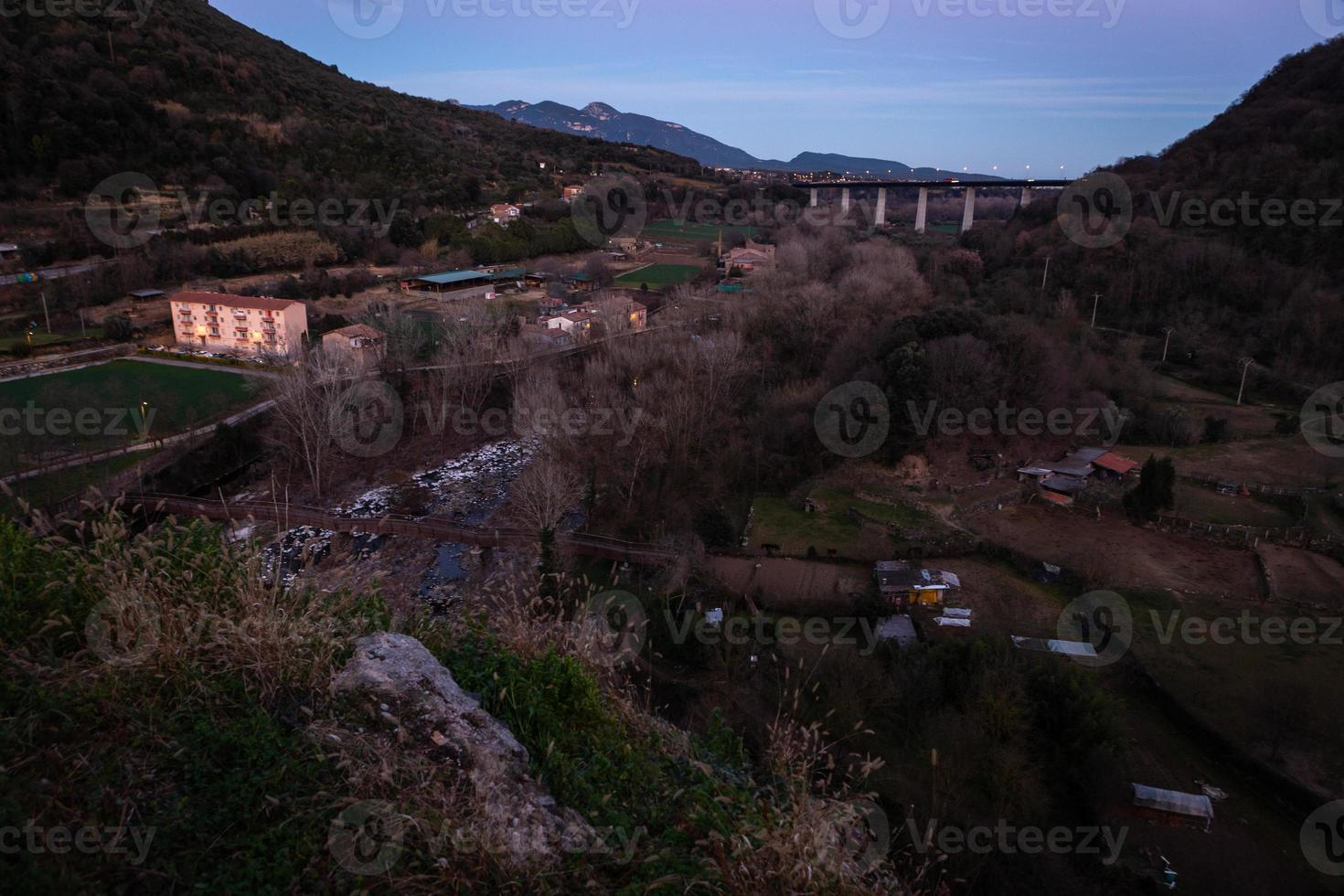 vistas das cidades da costa brava foto