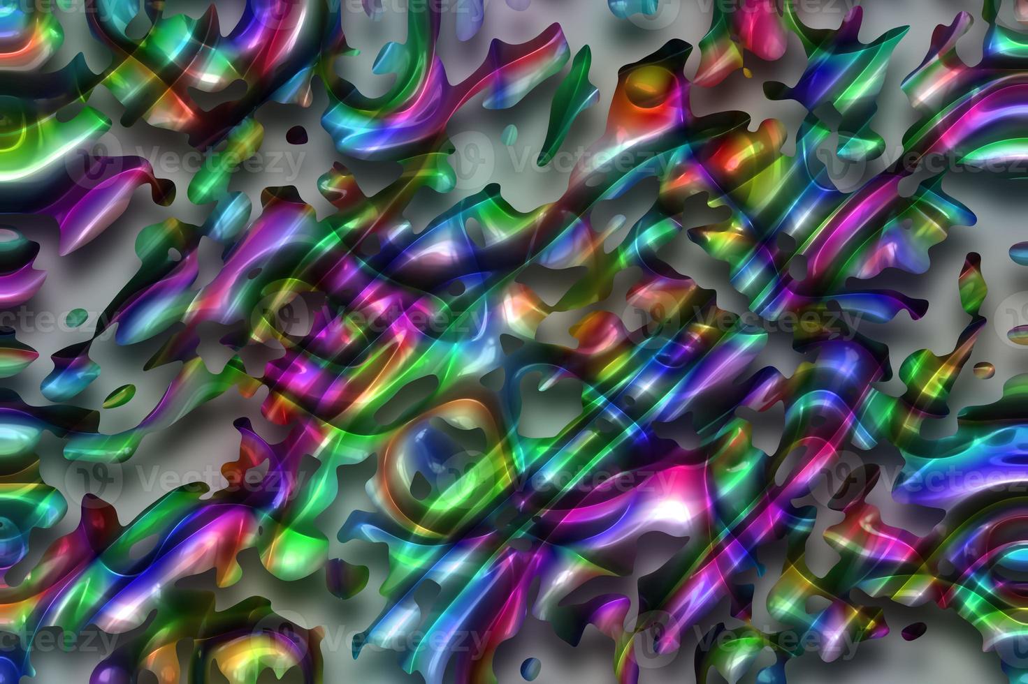 fundo de partículas, fundo gradiente 3d abstrato, textura holográfica, fundo líquido abstrato, textura geométrica, ilustração de fundo digital foto