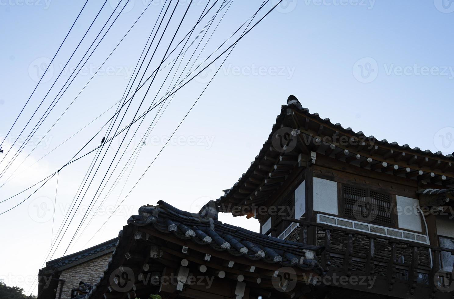 cenário do palácio de seul na coreia foto