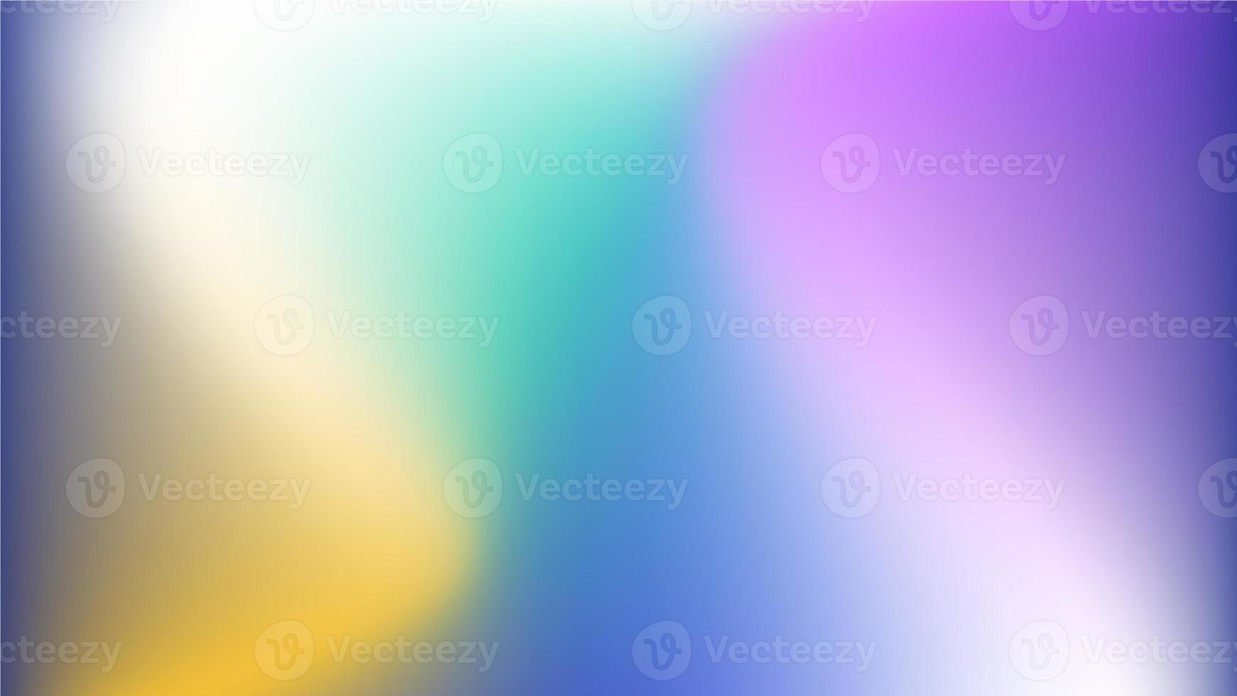 fundo desfocado abstrato colorido. transições suaves de cores iridescentes. gradiente colorido. pano de fundo do arco-íris foto