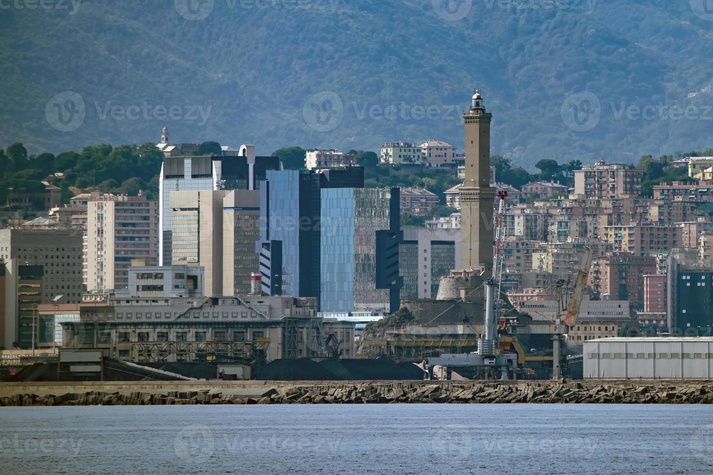 gênova itália lanterna do mar foto