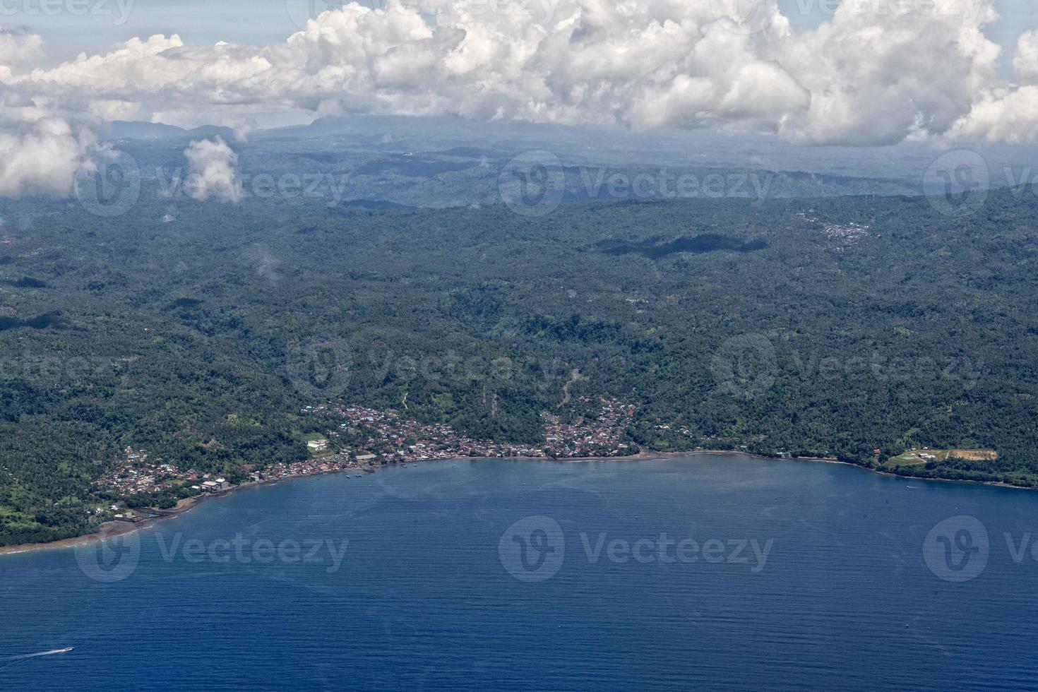 indonésia sulawesi manado area vista aérea foto