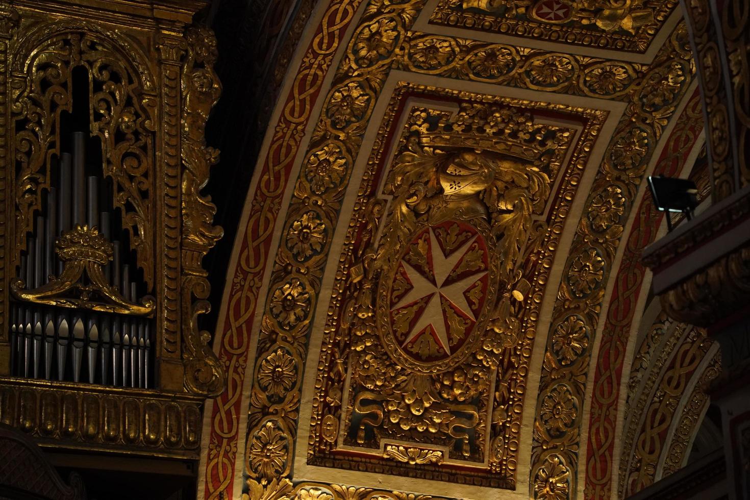 la valetta, malta st. joão interior da igreja, 2022 foto